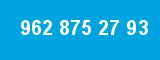 962 875 27 93 962 875 27 93